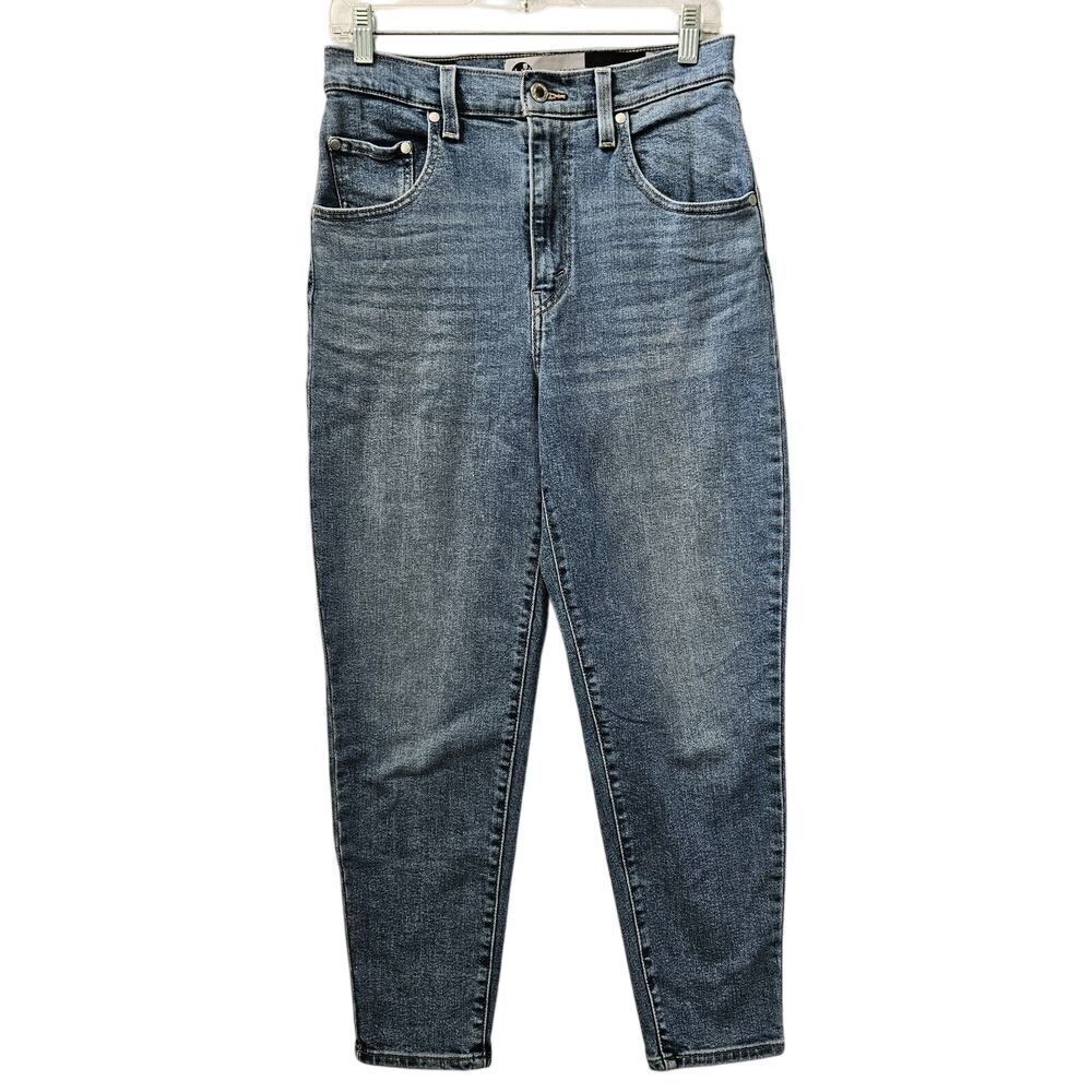 Levis SilverTab Mom Jeans Womens 28x25.5 High Waisted Tapered 90s Style Whiskers